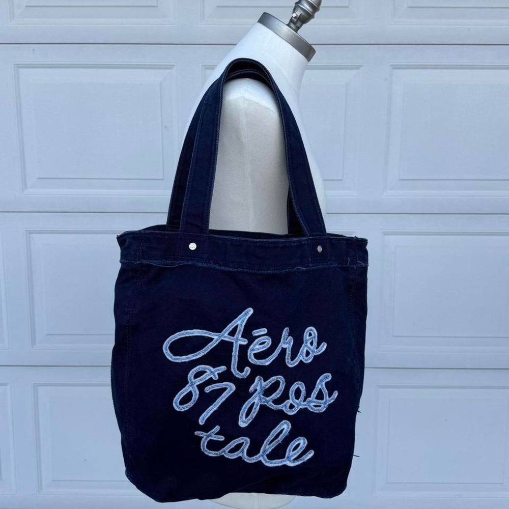NAVY AEROPOSTALE Y2K TOTE